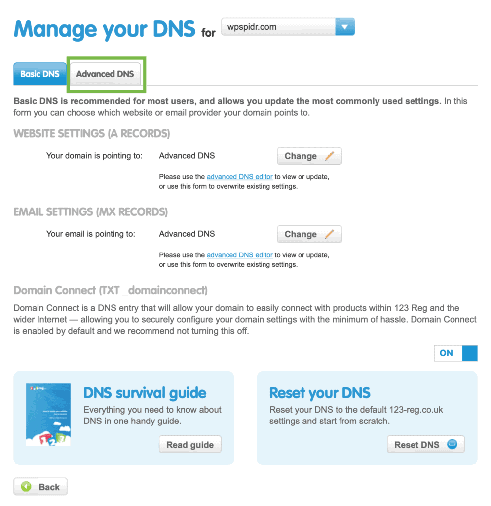 Advanced DNS